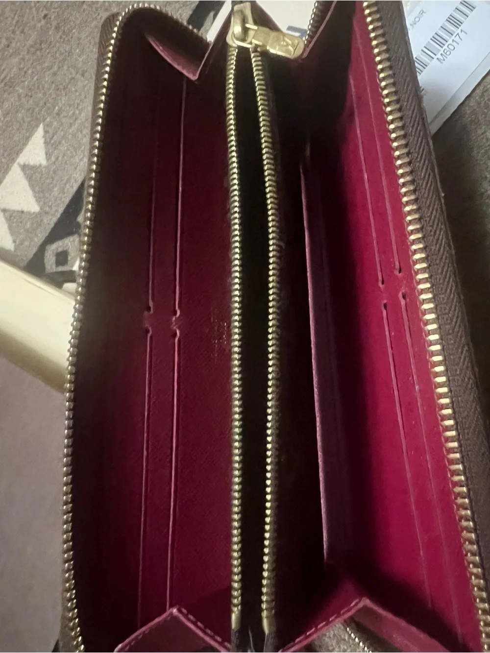 Louis Vuitton Clemenceau Monogram Canvas Zip Around Wallet